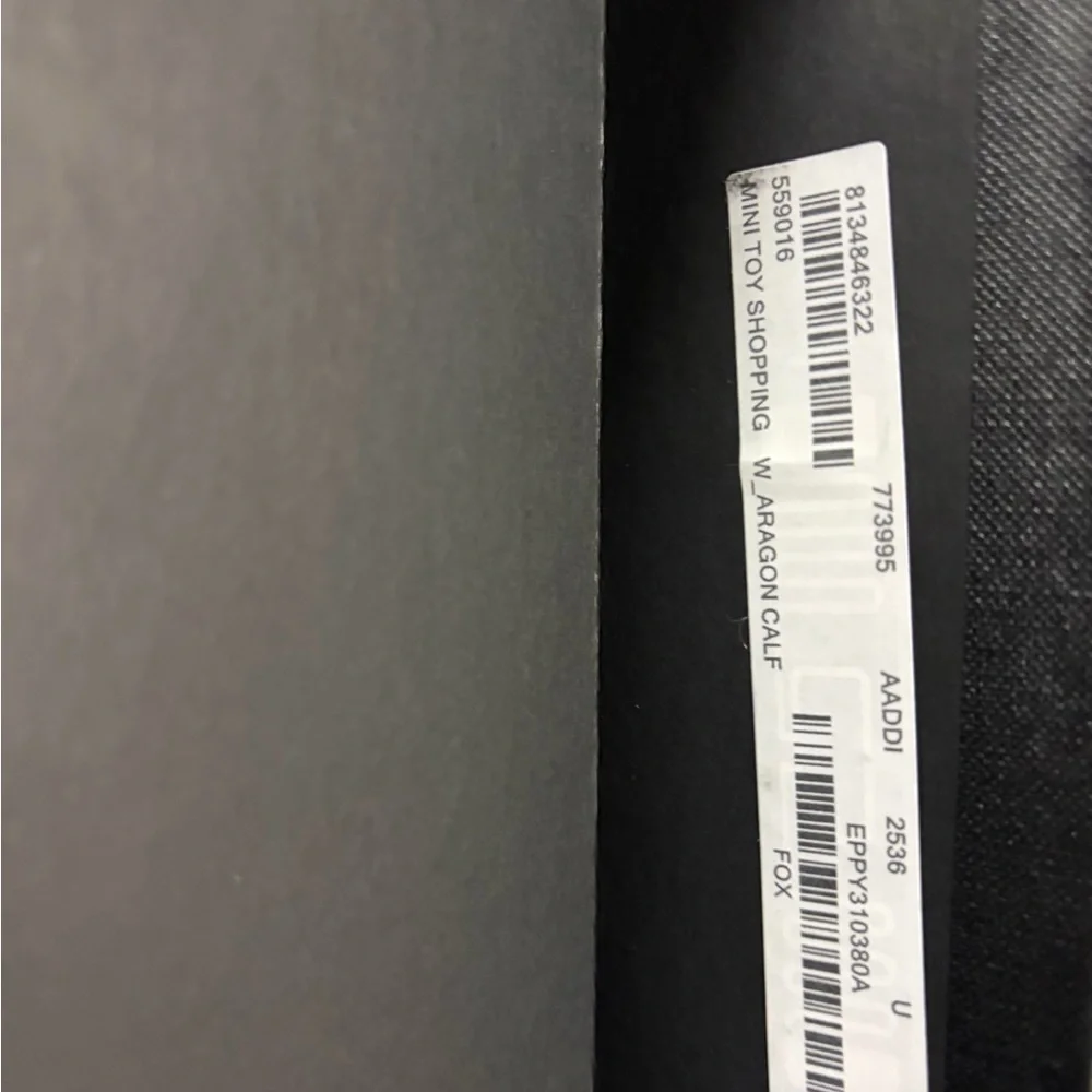 MINI TOY SHOPPING SAINT LAURENT IN BOX LEATHER (Fox color) - Picture 10 of 10